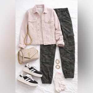 DONDUP Light Pink Women's Jean Jacket